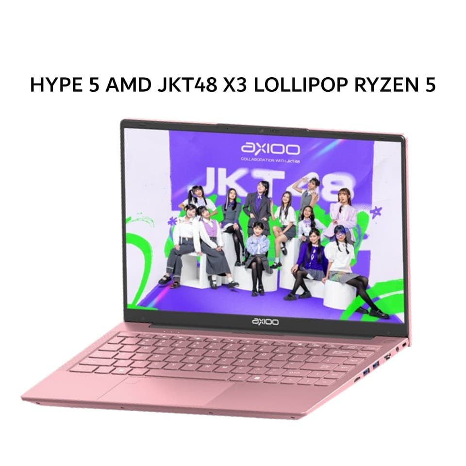 AXIOO HYPE 5 AMD JKT48 X3 LOLLIPOP RYZEN 5 3500 8GB 256GB W11 14.0FHD IPS BLIT HDMI PNK