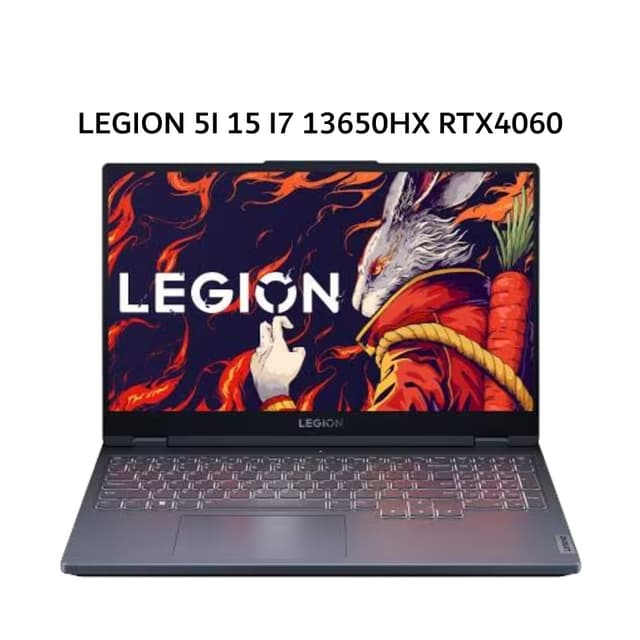 LENOVO LEGION 5I 15 I7 13650HX RTX4060 8GB/ 24GB 512GB W11+OHS+M365B 15.6FHD 144HZ 100SRGB 3Y ULT+3ADP GRY -16ID