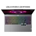 LENOVO LOQ 15 RYZEN 5 220 RTX5050 8GB/ 16GB 512GB W11+OHS+M365B 15.6FHD 144HZ 100SRGB 24ZRGB 2Y+2ADP GRY -73ID - Image 1