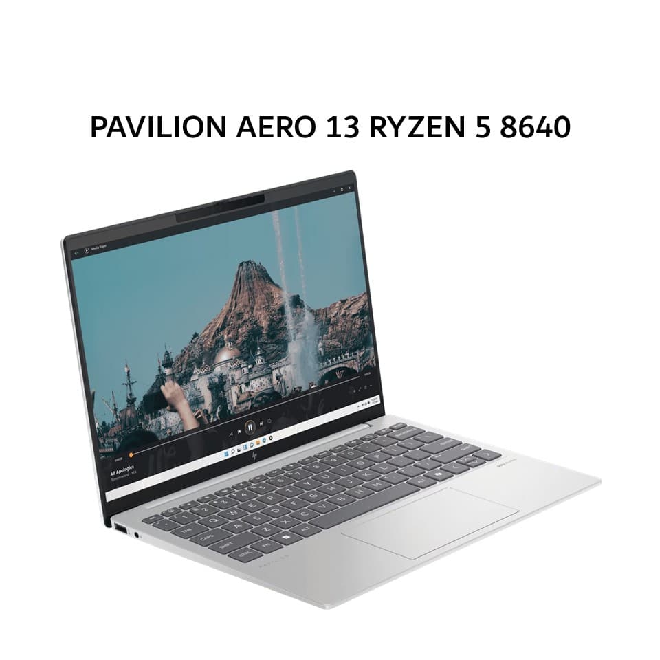HP PAVILION AERO 13 RYZEN 5 8640 16GB 512GB W11+OHS 13.3WUXGA IPS 2Y+2ADP SLV -BG0111AU