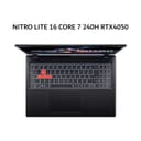 ACER NITRO LITE 16 CORE 7 240H RTX4050 6GB/ 16GB 512GB W11+OHS+M365B 16.0WUXGA 180HZ 100SRGB BLIT 2Y+ADP BLK -71G.78GF - Image 2