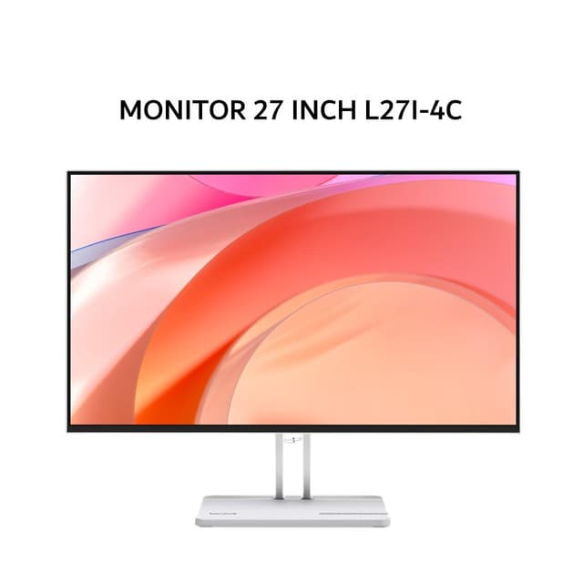 LENOVO MONITOR 27 INCH L27I-4C IPS FHD 1080P 1MS 144HZ AMD FREESYNC TILT SPEAKER SILVER 3Y