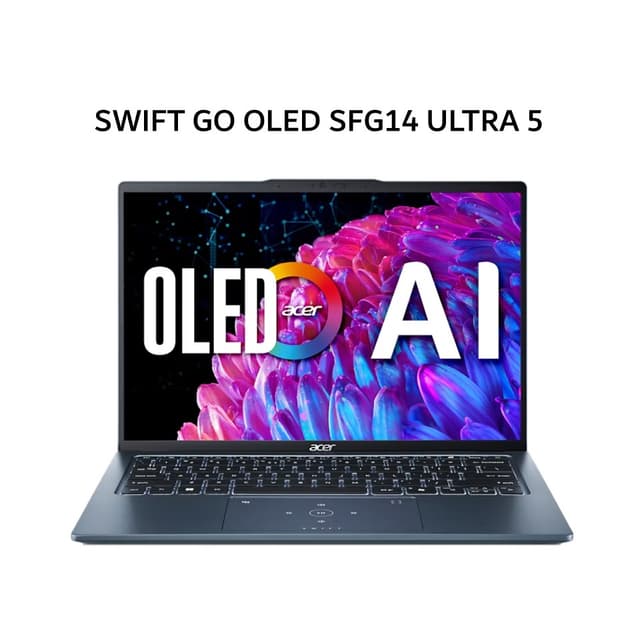 ACER SWIFT GO OLED SFG14 ULTRA 5 125H 32GB 512GB W11+OHS 14.0 2.8K 90HZ EVO 2Y+ADP BLU -73.58BQ