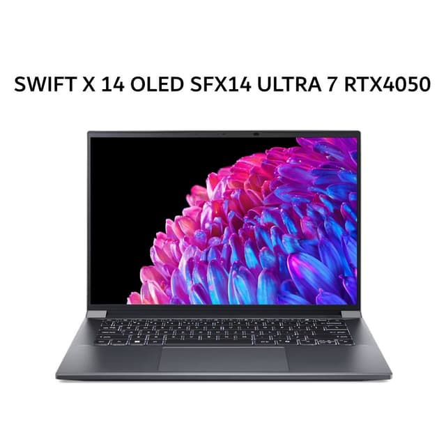 ACER SWIFT X 14 OLED SFX14 ULTRA 7 155H RTX4050 6GB/ 32GB 1TB W11+OHS 14.5 2.8K 120HZ 2Y+ADP -72G.79PY
