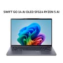 ACER SWIFT GO 14 AI OLED SFG14 RYZEN 5 AI 340 32GB 512GB W11+OHS+M365B 14.0 3K SLV -64.R9FP - Image 1
