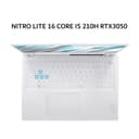 ACER NITRO LITE 16 CORE I5 210H RTX3050 6GB/ 16GB 512GB W11+OHS 16.0WUXGA 180HZ 100SRGB BLIT 2Y+ADP WHT -71G.506C - Image 2