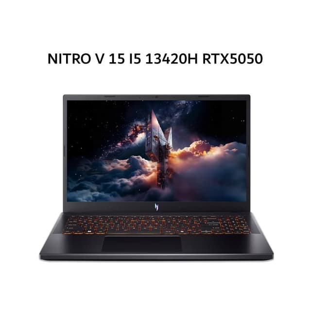 ACER NITRO V 15 I5 13420H RTX5050 8GB/ 16GB 512GB W11+OHS 15.6FHD 180HZ 100SRGB 2Y+ADP -52.56V5