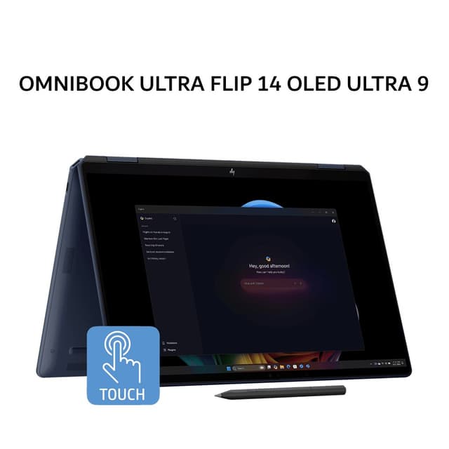 HP OMNIBOOK ULTRA FLIP 14 OLED ULTRA 9 288V 32GB 2TB W11+OHS 14.0 2.8K VRR 120HZ 2Y+2ADP 2IN1 EVO BLU -FH0556TU