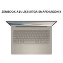 ASUS ZENBOOK A14 UX3407QA SNAPDRAGON X X126100 16GB 512GB W11+OHS+O356 14.0WUXGA IPS BEIGE -IPSP151M - Image 3
