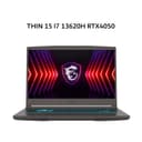 MSI THIN 15 I7 13620H RTX4050 6GB/ 16GB 512GB W11 15.6FHD 144HZ BLIT 2Y GRY -B13VE.2406 - Variant 1