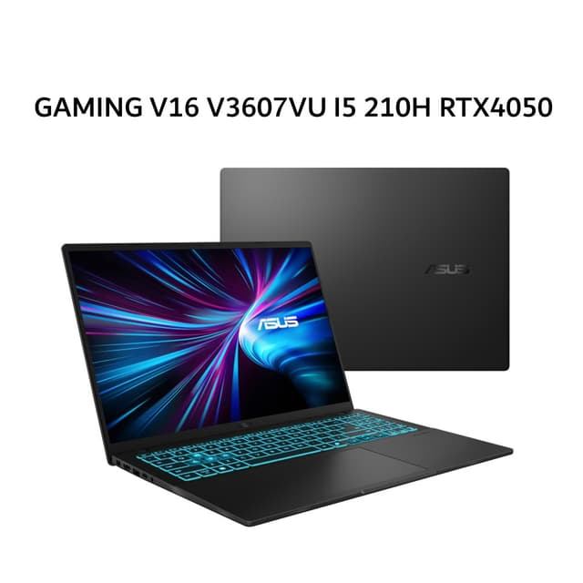 ASUS GAMING V16 V3607VU CORE I5 210H RTX4050 6GB/ 16GB 512GB W11+OHS 16.0WUXGA 144HZ BLK -I545B7T-HM
