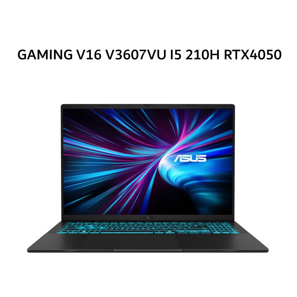 ASUS GAMING V16 V3607VU CORE I5 210H RTX4050 6GB/ 16GB 512GB W11+OHS 16.0WUXGA 144HZ BLK -I545B7T-HM