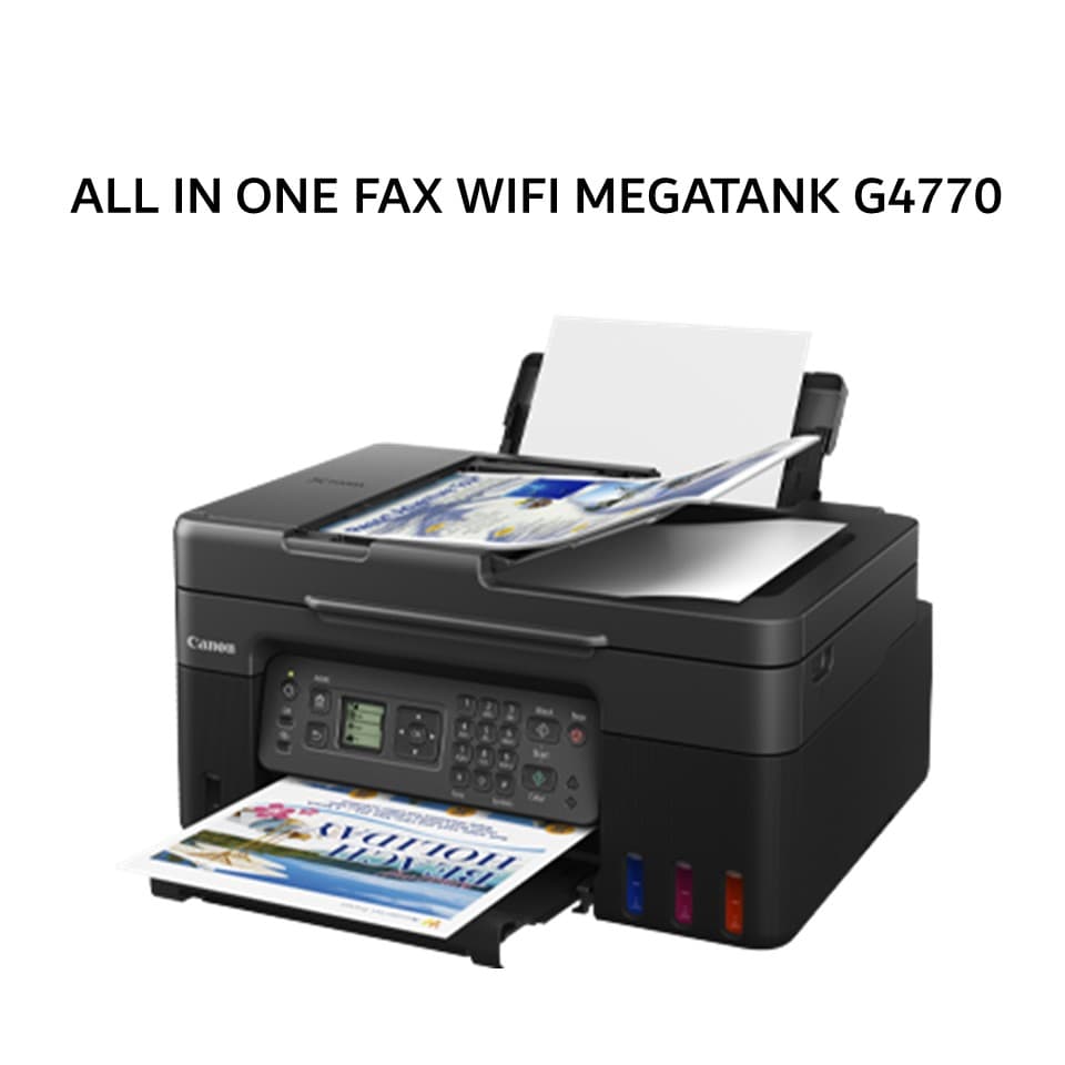 CANON ALL IN ONE FAX WIFI MEGATANK G4770 2Y