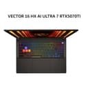 MSI VECTOR 16 HX AI ULTRA 7 255HX RTX5070TI 12GB/ 16GB 512GB W11+OHS 16.0QHD+ 240HZ 100DCIP3 24ZRGB 3Y GRY -A2XWHG.239 - Image 1