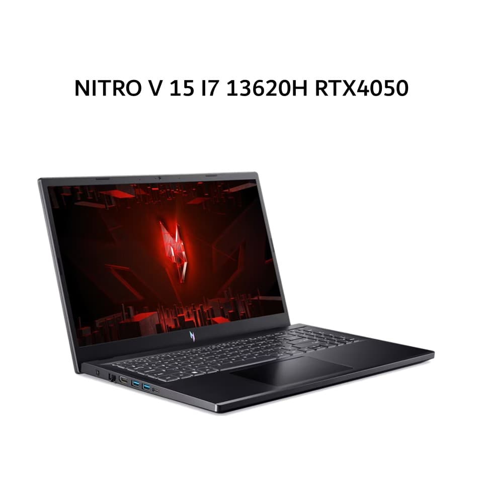 ACER NITRO V 15 I7 13620H RTX4050 6GB/ 16GB 512GB W11+OHS 15.6FHD 144HZ IPS BLIT 2Y+ADP BLK -51.74ZW