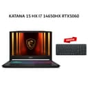 MSI KATANA 15 HX I7 14650HX RTX5060 8GB/ 16GB 512GB W11+OHS 15.6QHD 165HZ 100DCIP3 4ZRGB 2Y+ADP BLK -B14WFK.092 - Variant 1