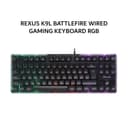 REXUS K9L BATTLEFIRE TKL WIRED GAMING KEYBOARD RGB - BLACK - Variant 1
