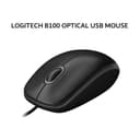 LOGITECH B100 MOUSE KABEL USB OPTICAL WIRED - Image 1