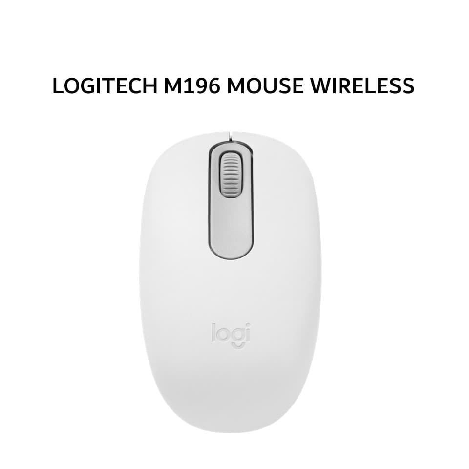 LOGITECH M196 MOUSE WIRELESS BLUETOOTH - OFF WHITE