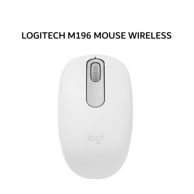 LOGITECH M196 MOUSE WIRELESS BLUETOOTH - OFF WHITE