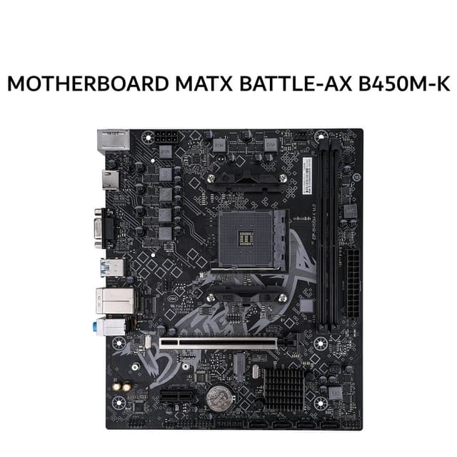 COLORFUL MOTHERBOARD MATX BATTLE-AX B450M-K M.2 DDR4 AM4 /AMD 3Y