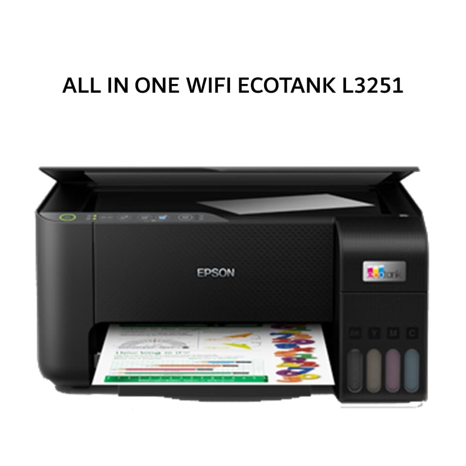 EPSON ALL IN ONE WIFI ECOTANK L3251 TKDN 2Y