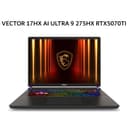 MSI VECTOR 17HX AI ULTRA 9 275HX RTX5070TI 12GB/ 16GB 1TB W11+OHS 17.0WQXGA 240HZ 100DCIP3 24ZRGB GRY -A2XWHG.032 - Variant 1