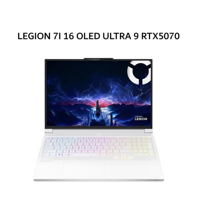 LENOVO LEGION 7I 16 OLED ULTRA 9 275HX RTX5070 8GB/ 32GB 1TB W11+OHS+M365B 16.0WQXGA 165HZ PKRGB 3Y+3ADP WHITE -4EID