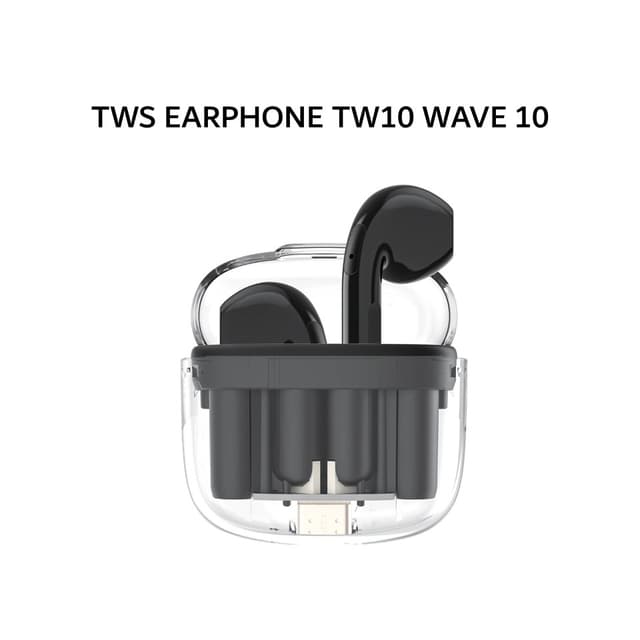 FANTECH TWS EARPHONE TW10 WAVE 10 BLACK