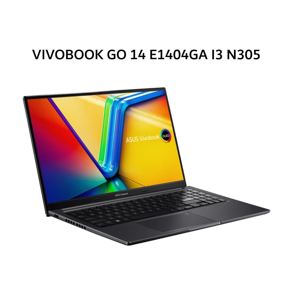 ASUS VIVOBOOK GO 14 E1404GA I3 N305 8GB 512GB W11+OHS+M365B 14.0FHD BLK -FHD3851M