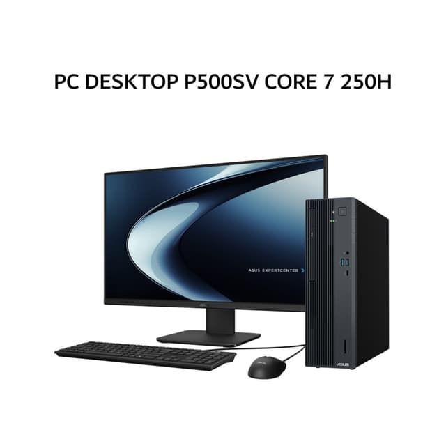 ASUS PC DESKTOP P500SV CORE 7 250H 8GB 512GB W11+OHS+M365 GRY -7850182WS