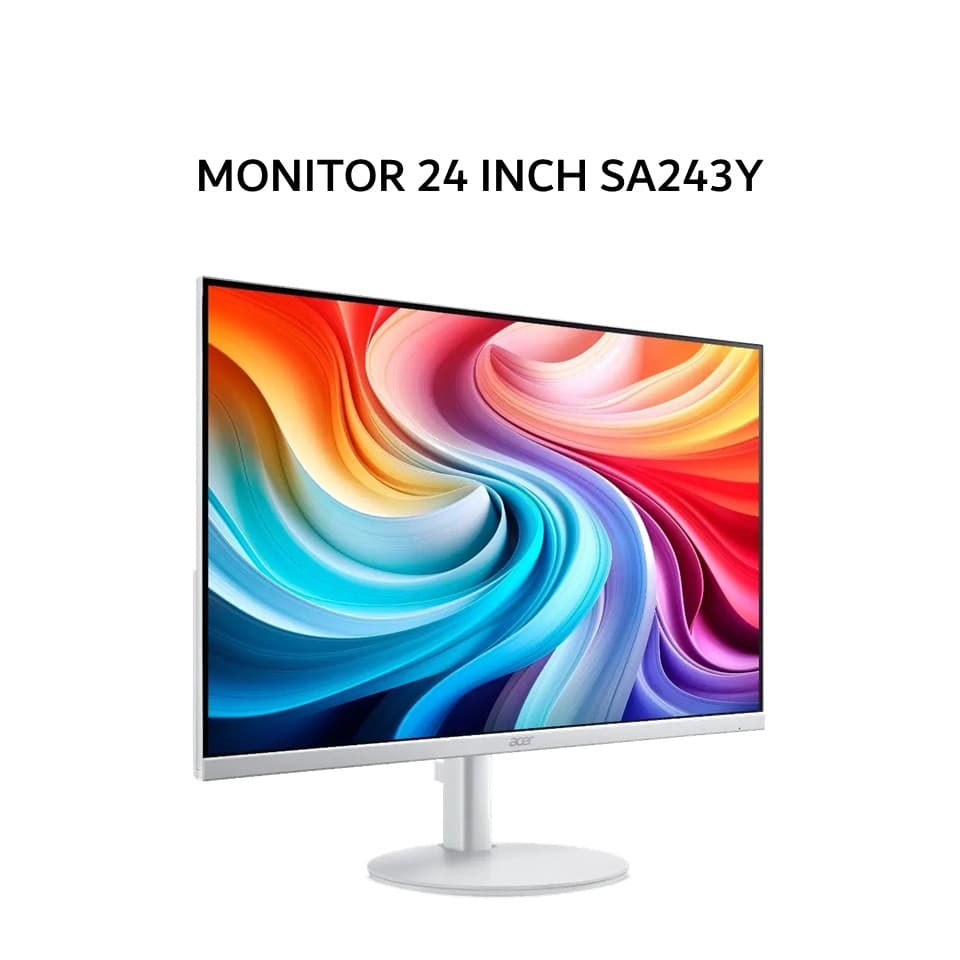 ACER MONITOR 24 INCH SA243Y IPS FHD 1080P 1MS 120HZ 3Y + 1Y ADP