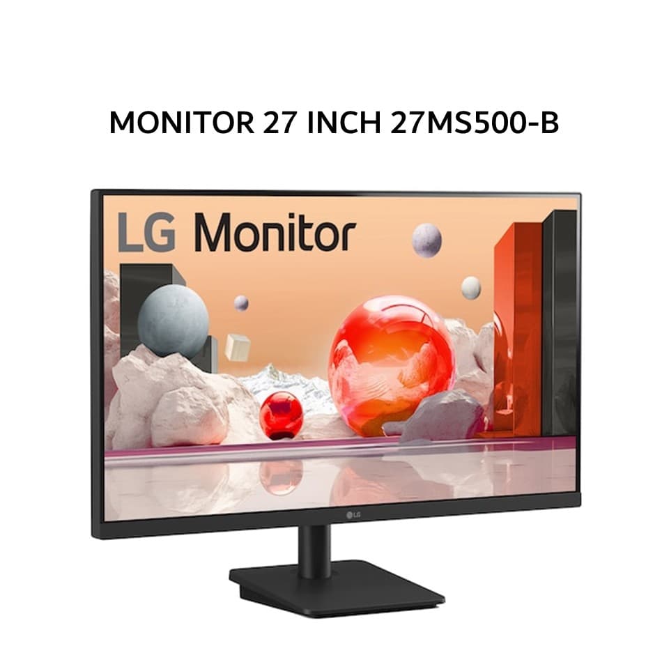 LG MONITOR 27 INCH 27MS500-B IPS FHD 1080P 5MS 100HZ 3Y
