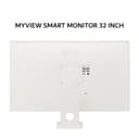 LG MYVIEW SMART MONITOR 32 INCH 32U721SA-W VA UHD 4K 2160P 5MS 60HZ HDR10 USB-C SPEAKER WEBOS WHITE 3Y - Image 2