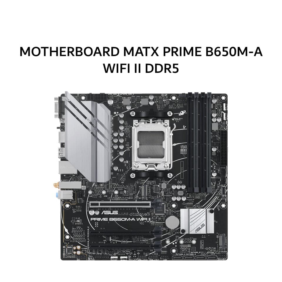 ASUS MOTHERBOARD MATX PRIME B650M-A WIFI II DDR5 AM5 /AMD 3Y