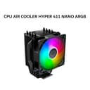 COOLER MASTER CPU AIR COOLER HYPER 411 NANO ARGB (1X 92MM ARGB FAN + 4 HEATPIPES) BLACK 2Y - Variant 1