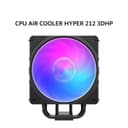 COOLER MASTER CPU AIR COOLER HYPER 212 3DHP BLACK ARGB (1X 120MM ARGB FAN + 4 HEATPIPES) BLACK 2Y - Variant 1