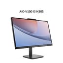 LENOVO AIO V100 I3 N305 8GB 512GB W11+OHS 23.8FHD IPS 3Y BLK -6RID - Image 1