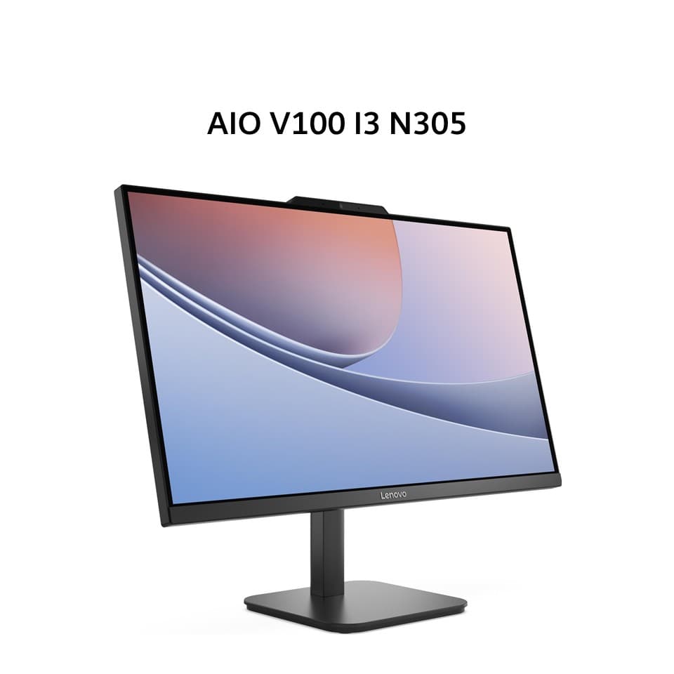 LENOVO AIO V100 I3 N305 8GB 512GB W11+OHS 23.8FHD IPS 3Y BLK -6RID