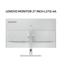 LENOVO MONITOR 27 INCH L27Q-4A IPS QHD 2K 1440P 1MS 100HZ ERGONOMIC SPEAKER WHITE 3Y - Image 2