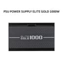COOLER MASTER PSU POWER SUPPLY ELITE GOLD 1000W (80+ GOLD) FULLY MODULAR ATX 3.1 PCIE 5.0 BLACK 5Y - Image 1