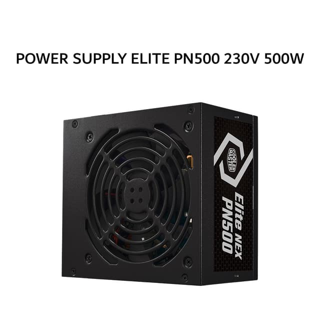 COOLER MASTER PSU POWER SUPPLY ELITE NEX PN500 230V 500W (80+) BLACK 3Y