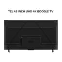 TCL 43 INCH UHD 4K GOOGLE TV - 43P6K - Image 2