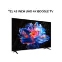 TCL 43 INCH UHD 4K GOOGLE TV - 43P6K - Image 1