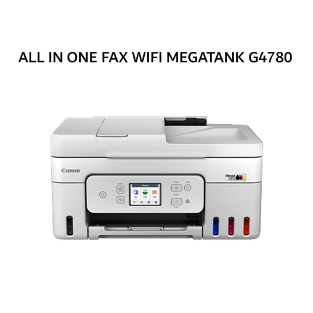 CANON ALL IN ONE FAX WIFI ADF MEGATANK G4780 2Y
