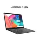 MSI MODERN 14 I5 1334 8GB 512GB W11 14.0FHD BLIT 2Y SLV -F13MG.647 - Image 1