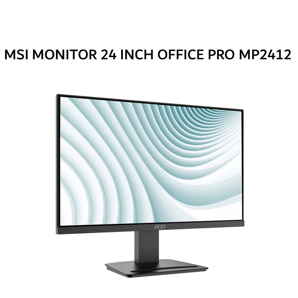 MSI MONITOR 24 INCH OFFICE PRO MP2412 VA FHD 1080P 1MS 100HZ 3Y