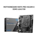 MSI MOTHERBOARD MATX PRO H610M-E DDR5 LGA1700 /INTEL 3Y - Variant 1