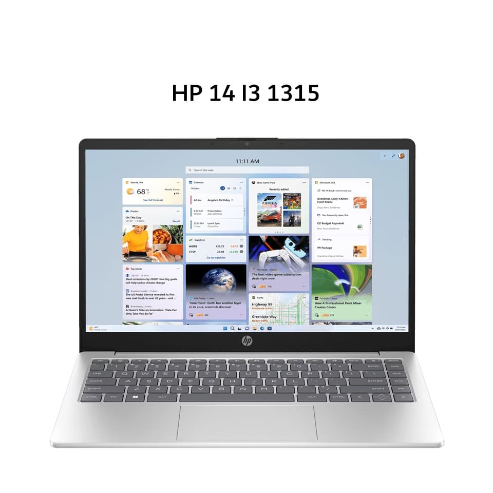 HP 14 I3 1315 8GB 512GB W11+OHS+M365B 14.0FHD BLIT COPILOT 2Y SLV -EP0261TU