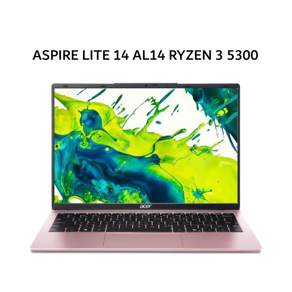 ACER ASPIRE LITE 14 AL14 RYZEN 3 5300 8GB 512GB W11+OHS+M365B 14.0WUXGA IPS PINK -42P.R1D5